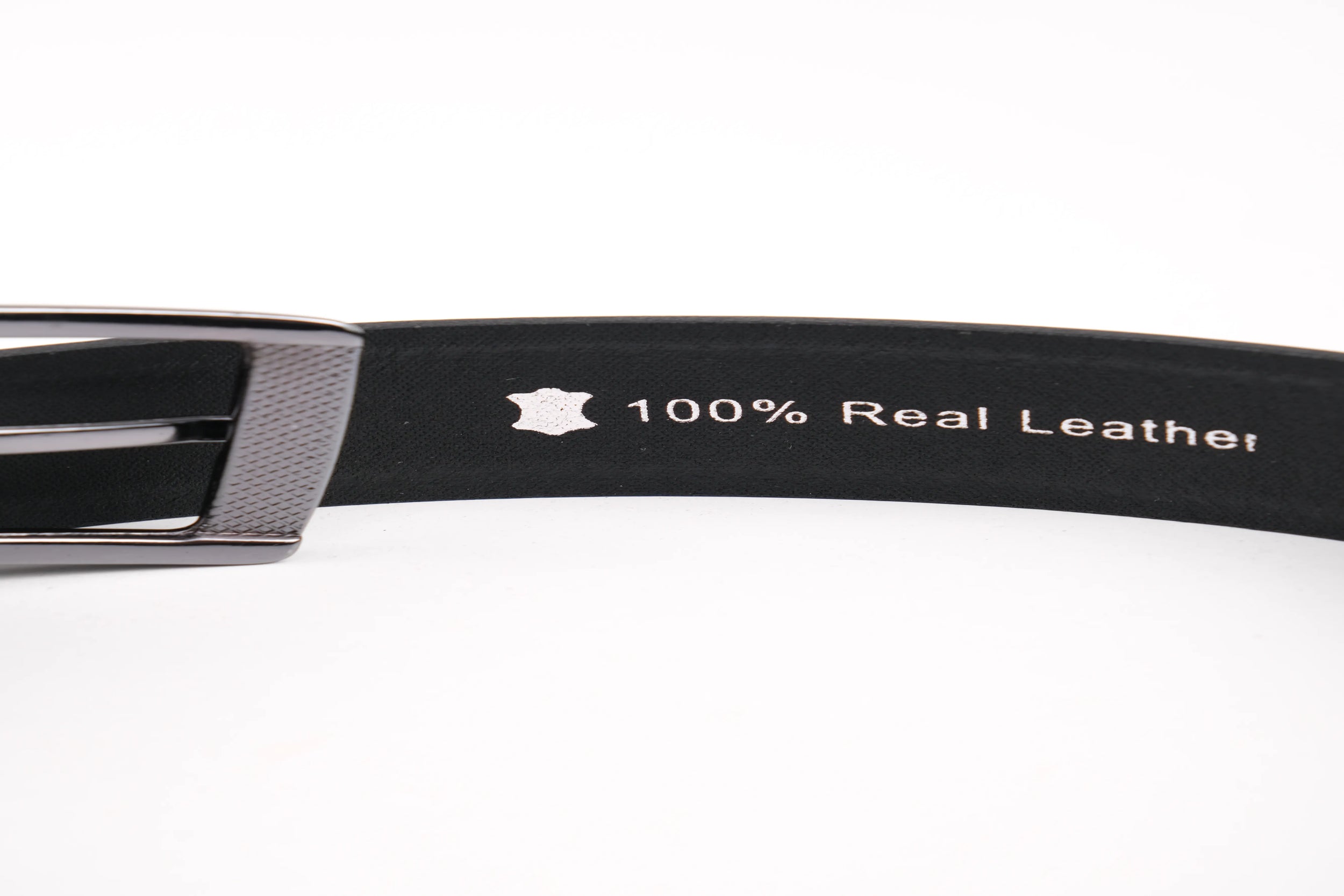 LONDON CLASSIC LEATHER BELT  - BLACK - 3103