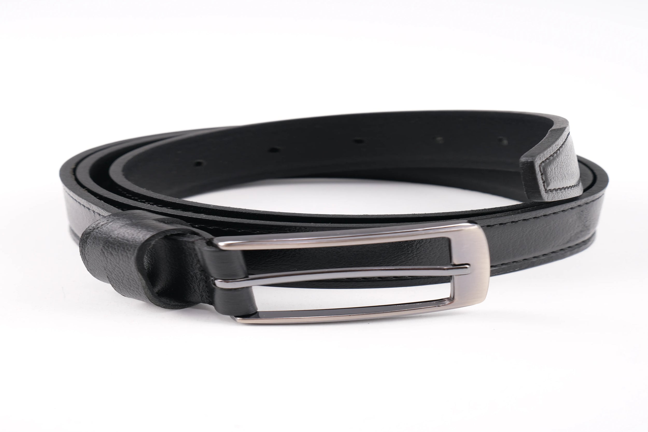 LONDON CLASSIC LEATHER BELT  - BLACK - 3103