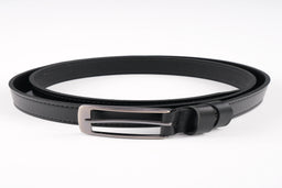 LONDON CLASSIC LEATHER BELT  - BLACK - 3103