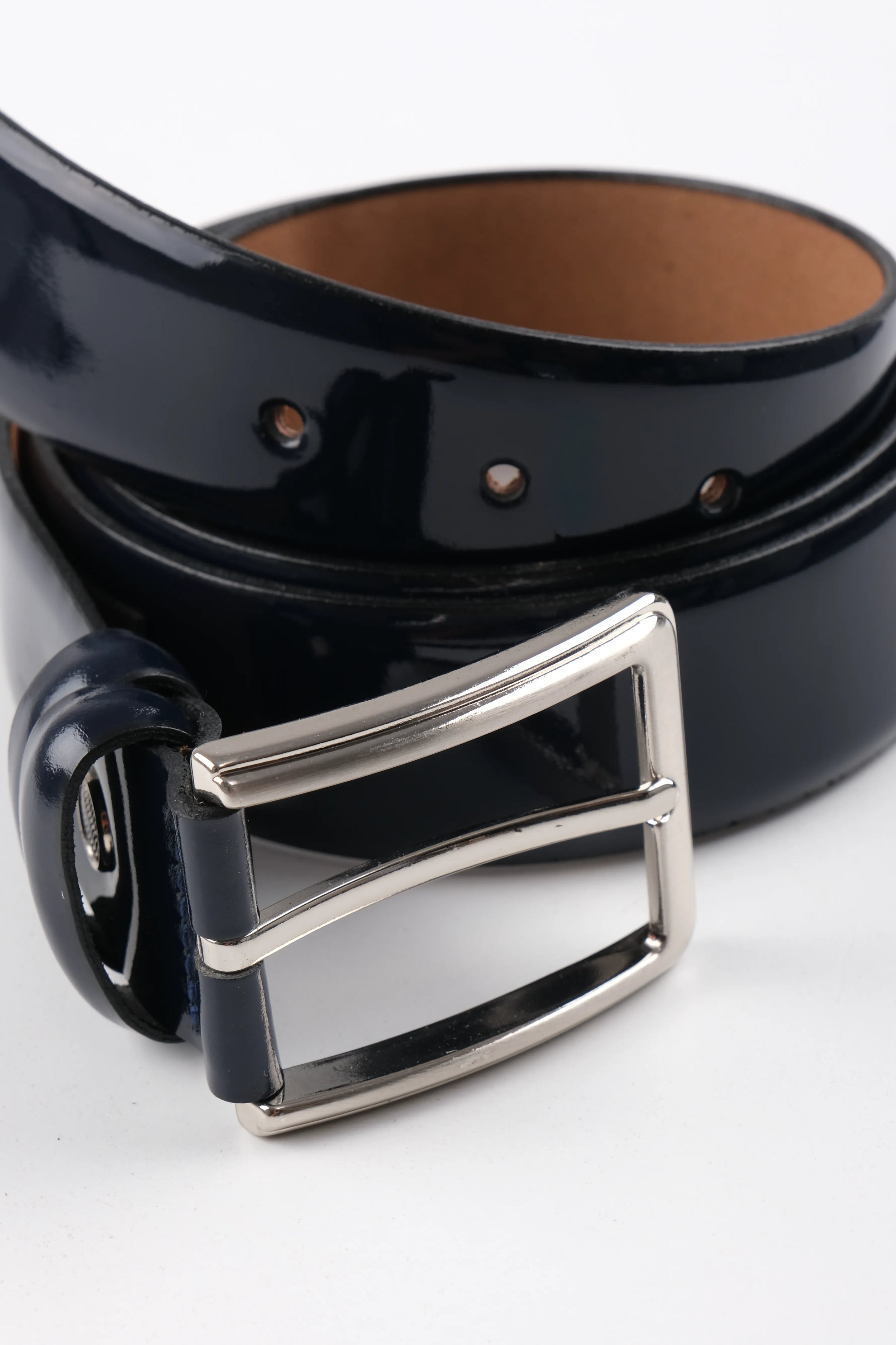 LONDON CLASSIC LEATHER BELT  - BLACK - 3108