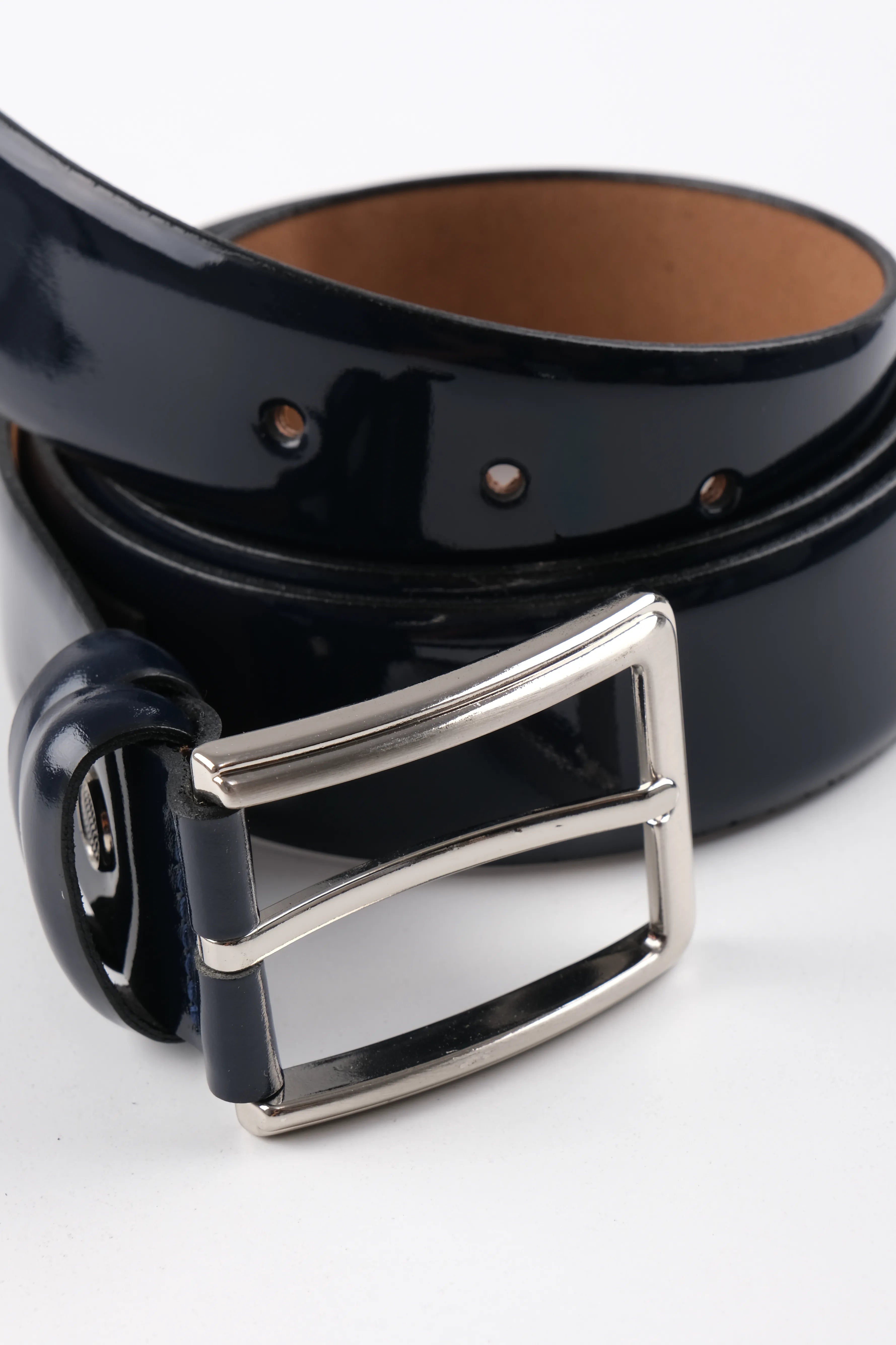LONDON CLASSIC LEATHER BELT  - BLACK - 3108