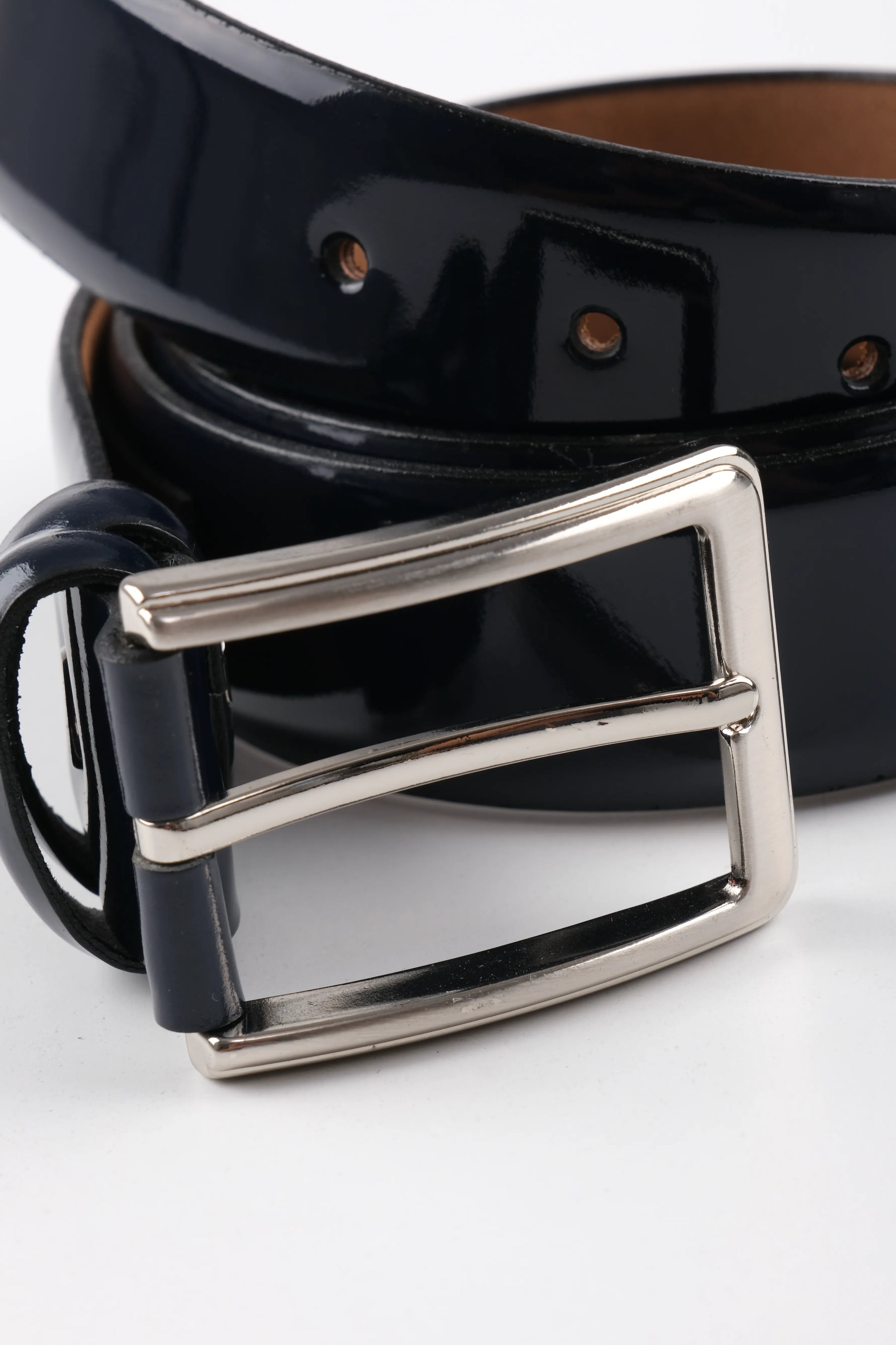 LONDON CLASSIC LEATHER BELT  - BLACK - 3108