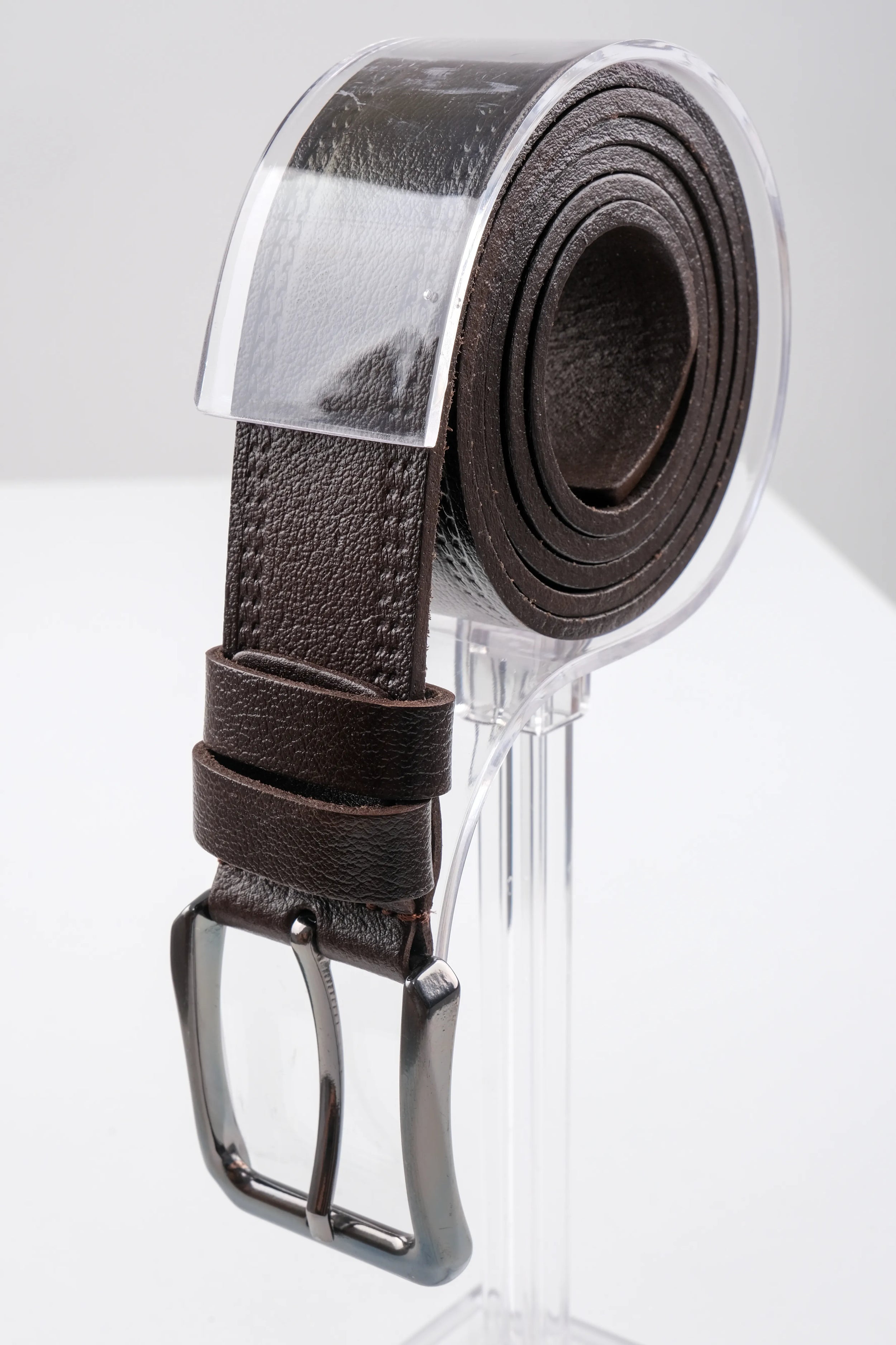 LONDON CLASSIC LEATHER BELT  - BLACK - 3111