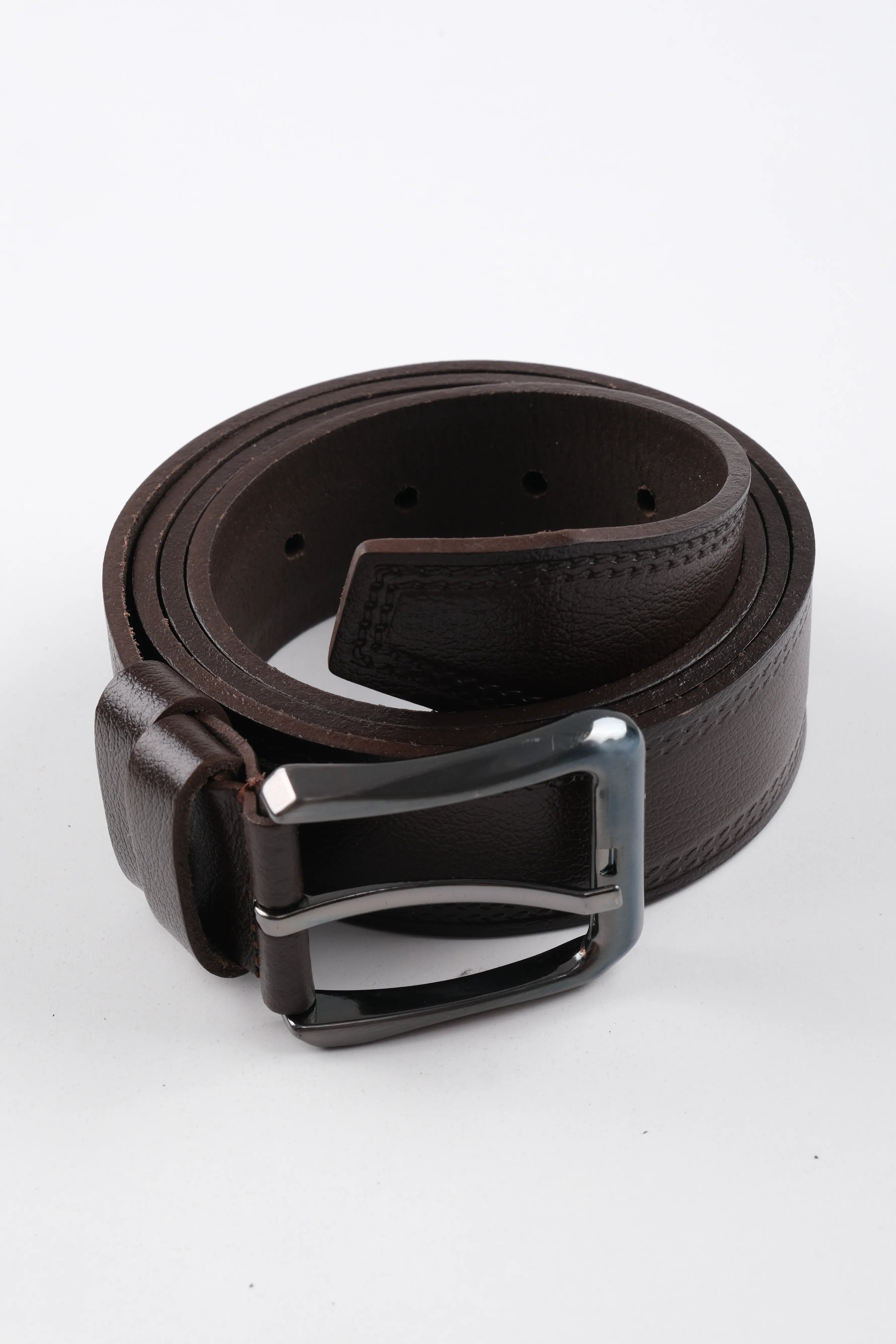 LONDON CLASSIC LEATHER BELT  - BLACK - 3111