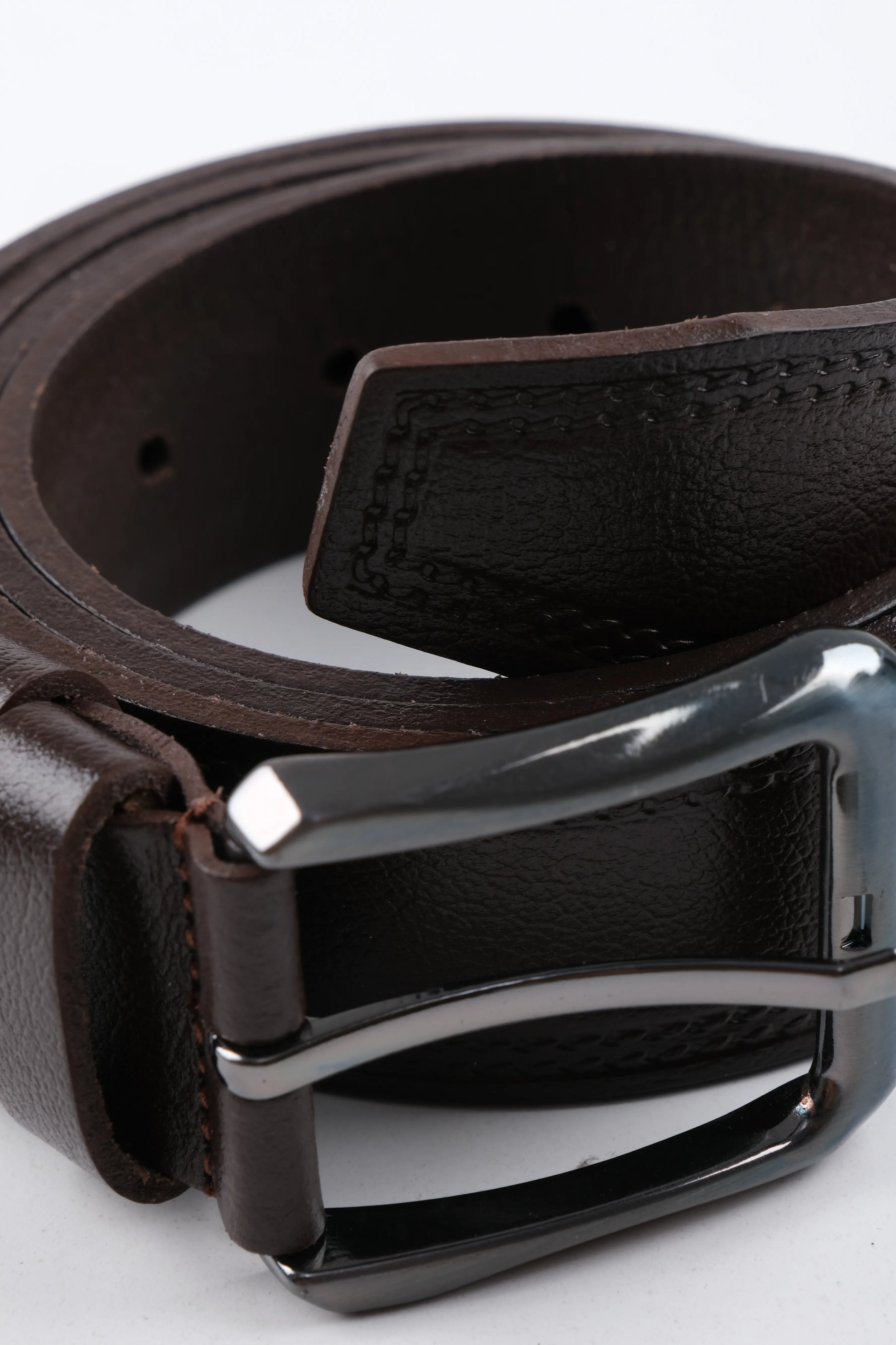 LONDON CLASSIC LEATHER BELT  - BLACK - 3111