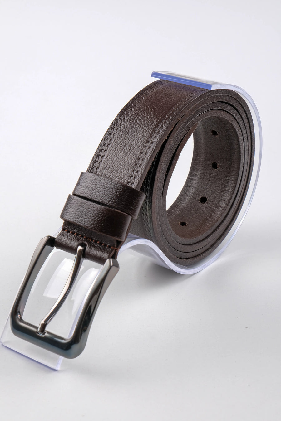 LONDON CLASSIC LEATHER BELT  - BLACK - 3111