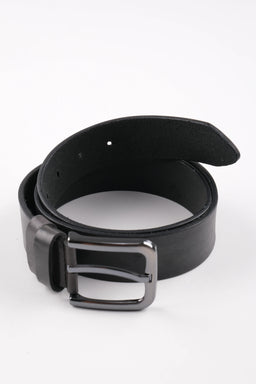 LONDON CLASSIC LEATHER BELT  - BLACK - 3112