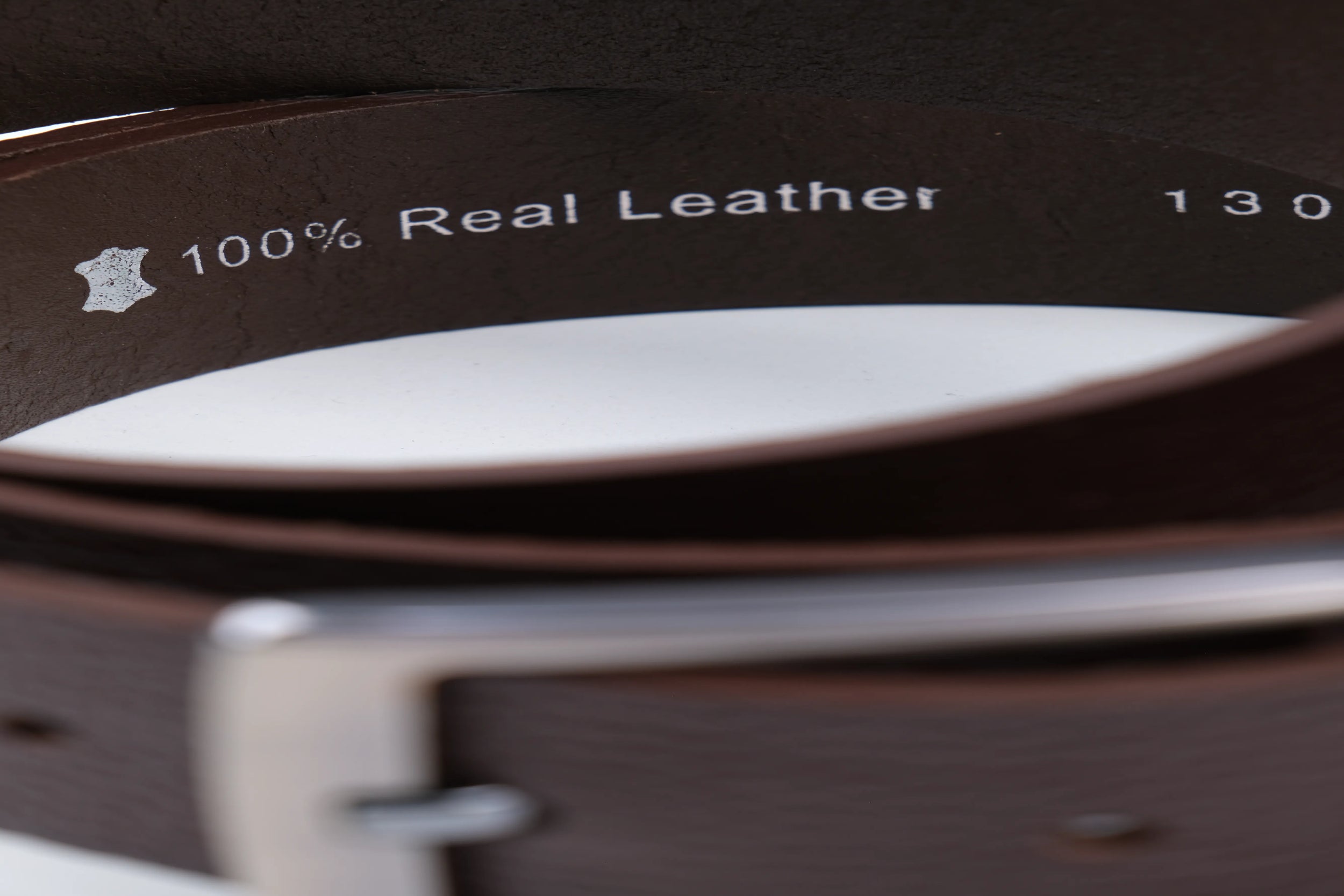 LONDON CLASSIC LEATHER BELT  - BROWN - 3302