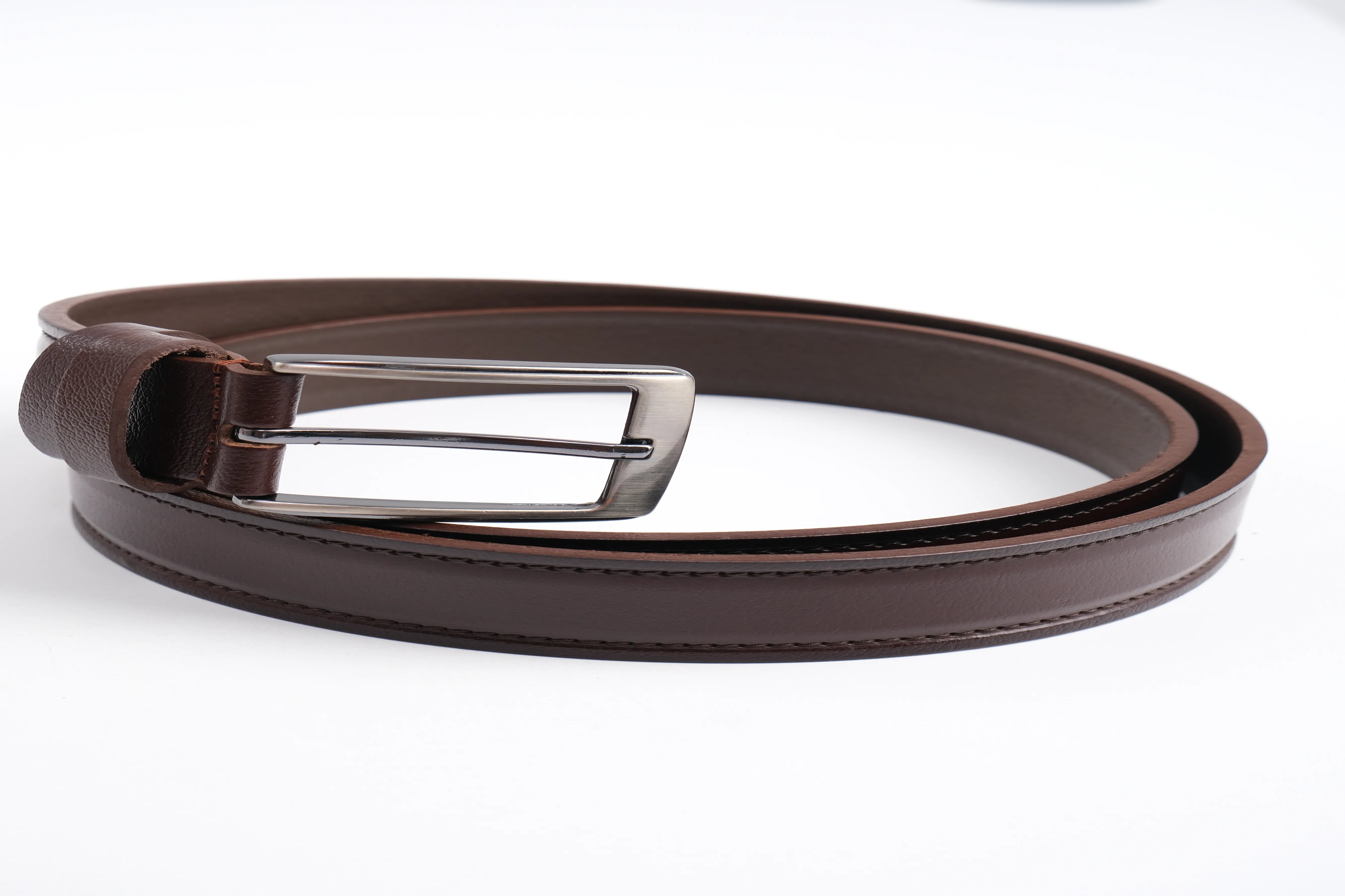 LONDON CLASSIC LEATHER BELT  - BROWN - 3303