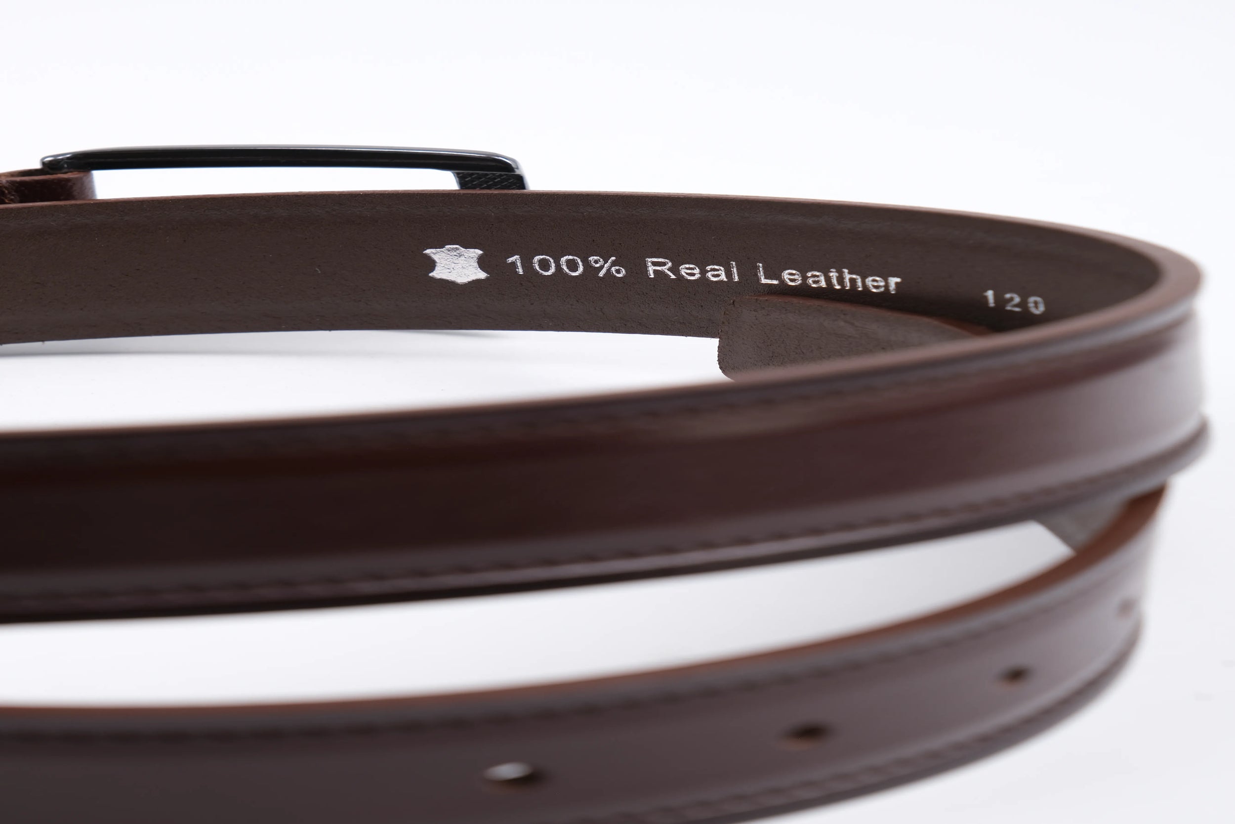 LONDON CLASSIC LEATHER BELT  - BROWN - 3303