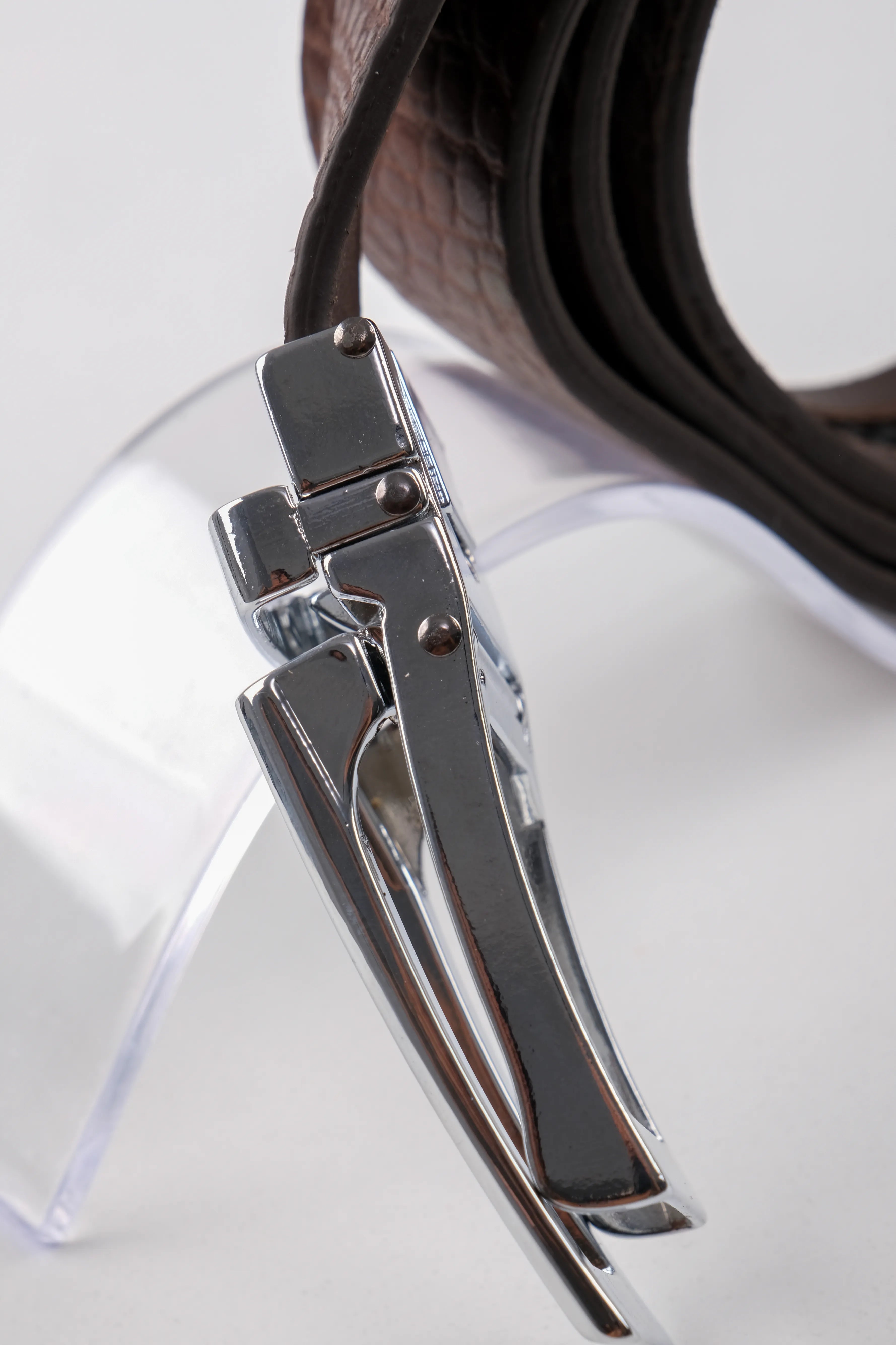 LONDON CLASSIC LEATHER BELT  - BROWN - 3304