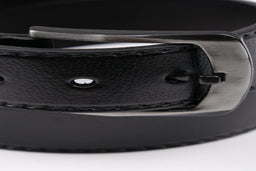LISBOA LEATHER SPORT BELT  - BLACK - 5101