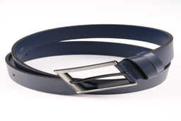 LISBOA LEATHER SPORT BELT  - BLUE - 5200