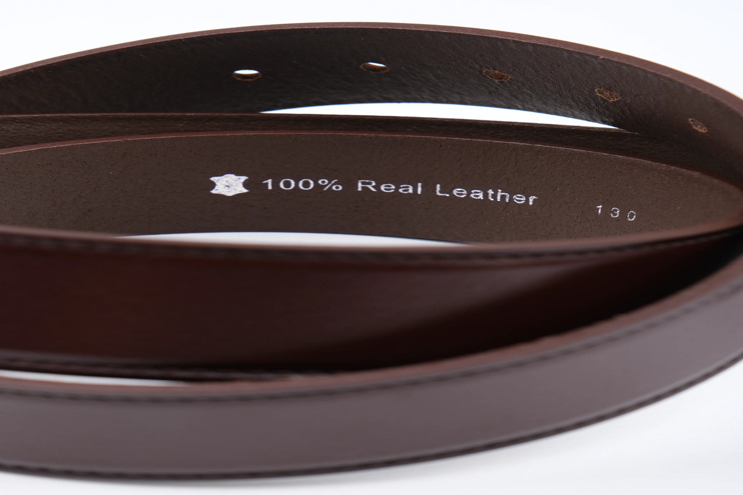 LISBOA LEATHER SPORT BELT  - BROWN - 5301