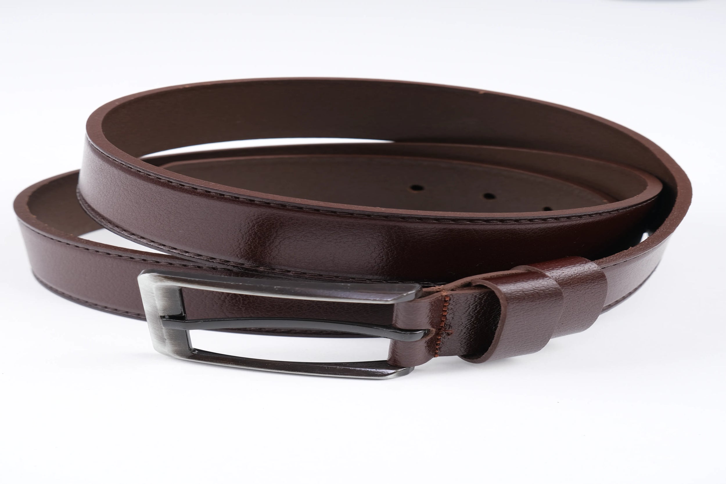 LISBOA LEATHER SPORT BELT  - BROWN - 5301