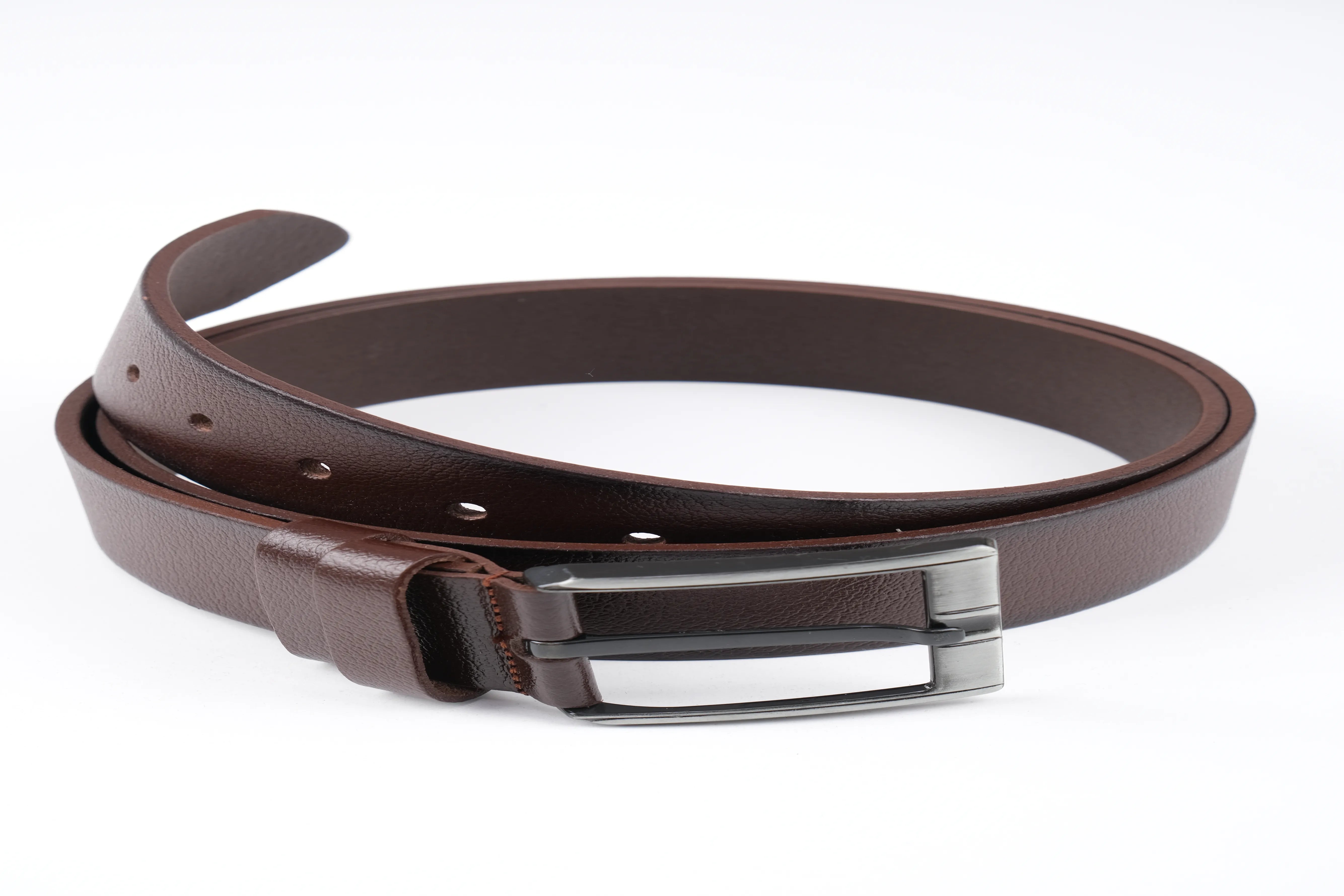 LISBOA LEATHER SPORT BELT  - BROWN - 5303