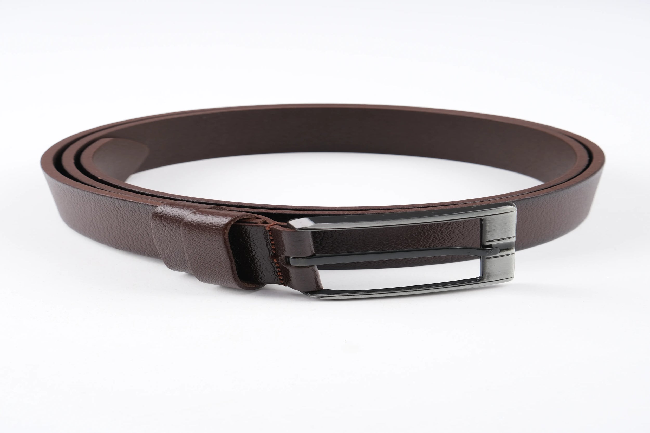 LISBOA LEATHER SPORT BELT  - BROWN - 5303