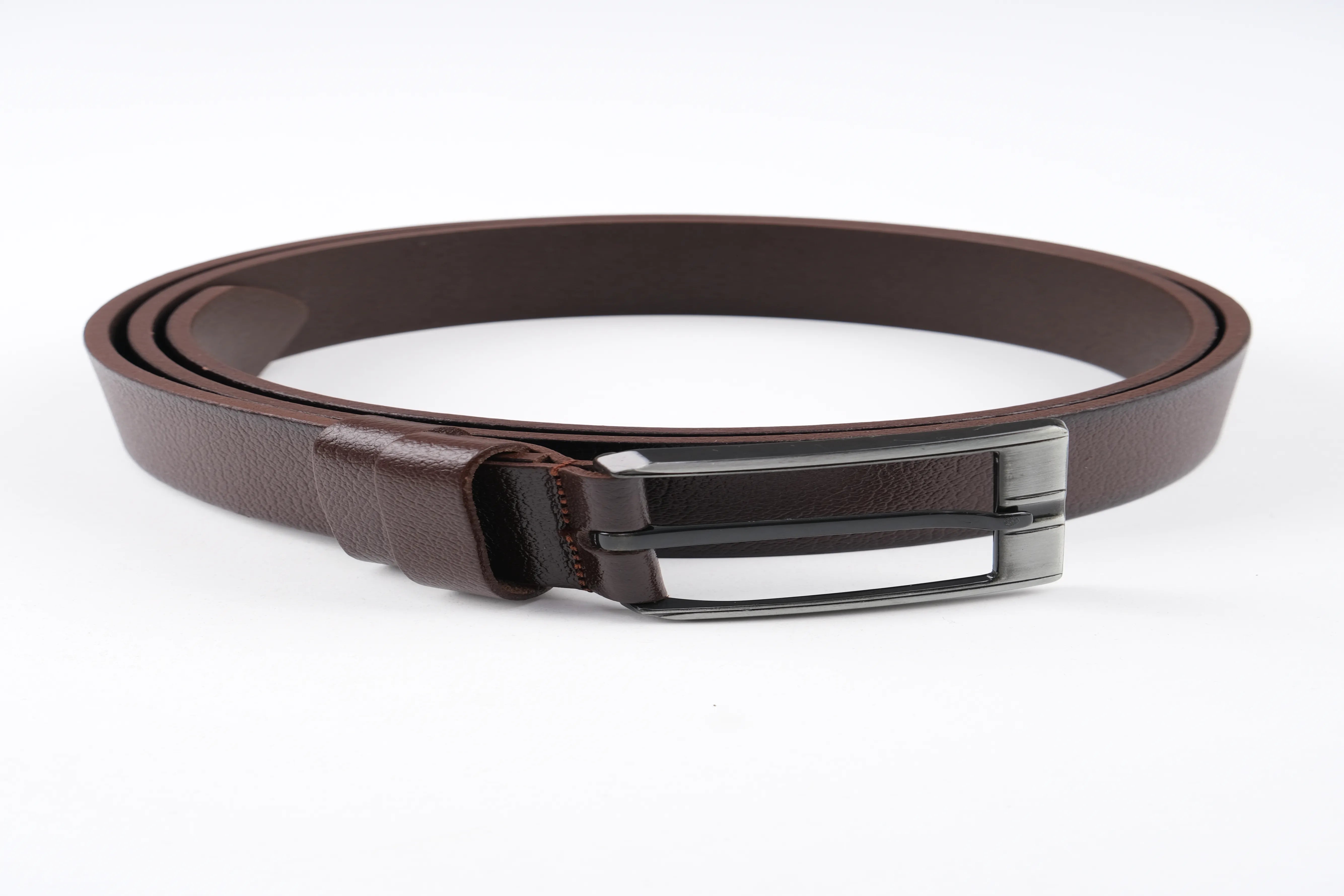 LISBOA LEATHER SPORT BELT  - BROWN - 5303