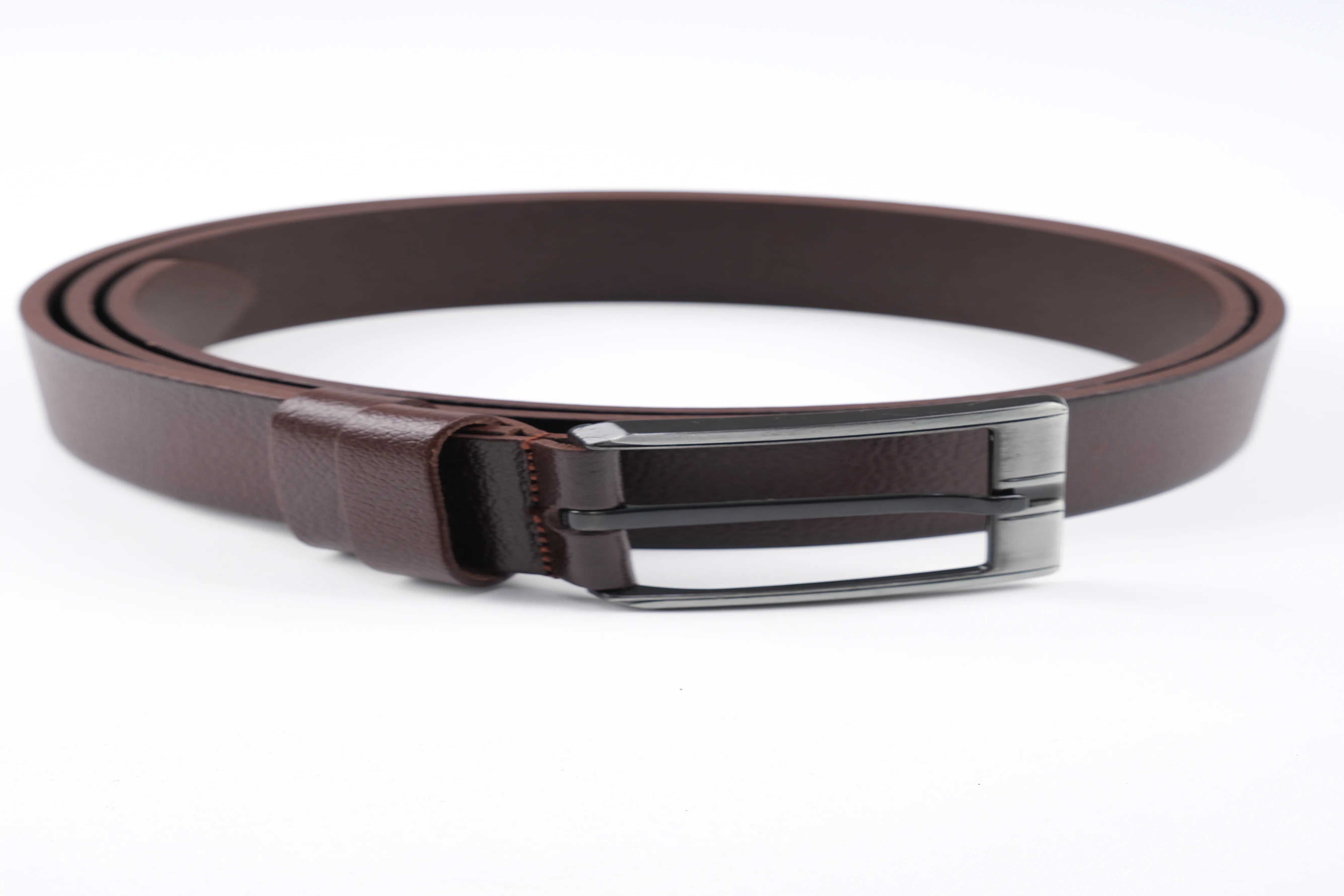 LISBOA LEATHER SPORT BELT  - BROWN - 5303