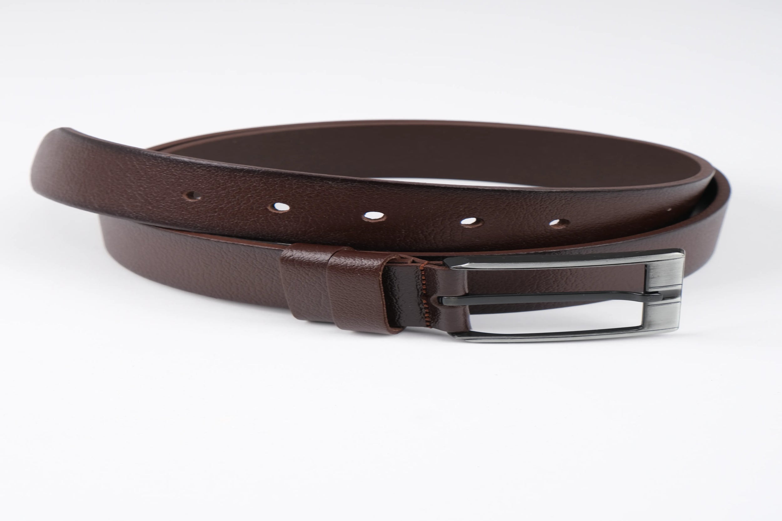LISBOA LEATHER SPORT BELT  - BROWN - 5303