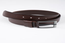 LISBOA LEATHER SPORT BELT  - BROWN - 5303