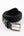 LISBOA LEATHER KNIT BELT  - BLACK - 100